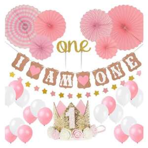 Pink Birthday Balloon Set and Decorations 96593745 - Balloon