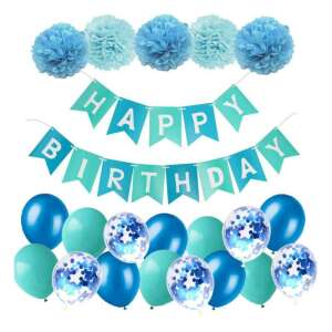 Turquoise Birthday Balloon Decoration for Boys 96593748 - Balloon