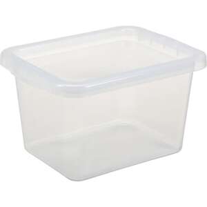 Praktikus 9 literes átlátszó műanyag tároló doboz fedővel - Tárolódoboz & kosár