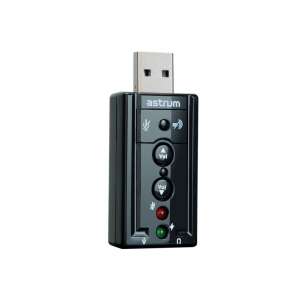 Astrum SC080 USB 2.0 external 7.1 channel 3D sound card - Astrum
