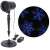 Snowflake LED projector with stand, 5m cable, projects snowflakes on wall