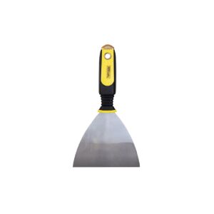 Topmaster 125 mm-es kaparókés sárga és fekete nyéllel festék, tapéta és ragasztó eltávolításához - Topmaster