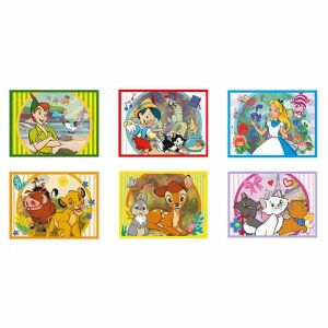 Koláž obrázkov puzzle Clementoni Disney Classics - Puzzle pre bábätká
