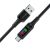 Kabel Acefast C7-04, USB-A auf USB-C, 60 W, 1,2 m, mit Display, schwarz 96629832