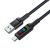 Kabel Acefast C7-04, USB-A auf USB-C, 60 W, 1,2 m, mit Display, schwarz 96629832