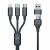 3mk Hyper Cable 3w1 USB-A/C do USB-C/microUSB/Lightning 1.5m czarny 96630408