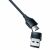 3MK kábel Hyper 3w1 USB-A - USB-C / USB-C, microUSB, Lightning 1,5 m čierny 96630408