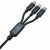 3MK Kabel Hyper 3w1 USB-A - USB-C / USB-C, microUSB, Lightning 1,5m schwarz 96630408