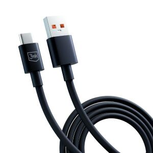 Kabel 3mk Hyper USB-A do USB-C, widok pod kątem - Kabel USB