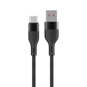 Cablu Maxlife MXTC-07 USB - USB-C 1, 0 m 3A, negru 96631118 - Maxlife Cabluri USB