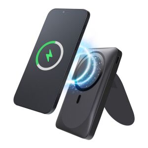 Forcell F-Energy MagSafe kompatibilis külső akkumulátor MagStand F10K2 QC3.0 PD 5A 20W 10000 mAh fekete 126970964 - Forcell