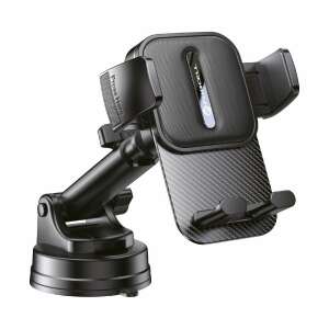 Forcell F-Grip Guardian Auto-Handyhalterung, schwarz, für Windschutzscheibe oder Armaturenbrett - Forcell