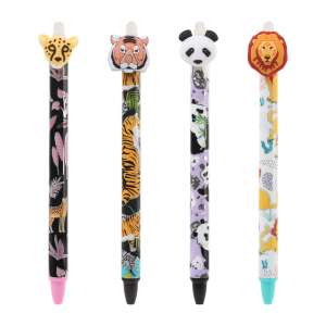Nebulo Erasable Pens with Animal Designs, 4 different designs - Pen & Pencil