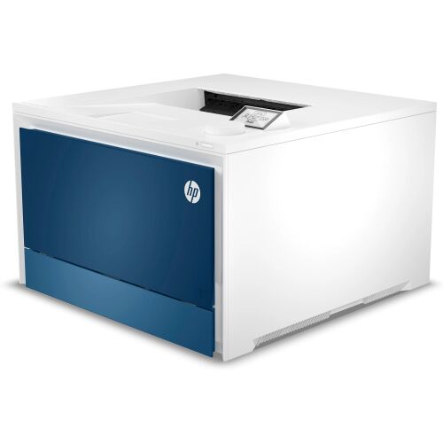 Schräge Ansicht des HP Color LaserJet Pro 4202dw Farblaserdruckers