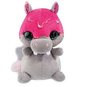 Nici Nicidoos 12 cm plush hippopotamus with pink icing and big eyes - Nici Plush Toy