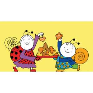 Bogyó és Babóca diapozitiv cu turtă dulce, ilustrație a personajelor - Diapozitive, carti audio, CD, DVD