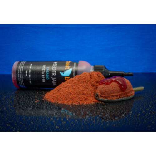 Bait Bait Feeder Jam Lázadó - Prémium Method Mix, Eper-Hal íz, 800g