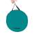 Trizand pop-up beach tent, teal and white, carrying bag