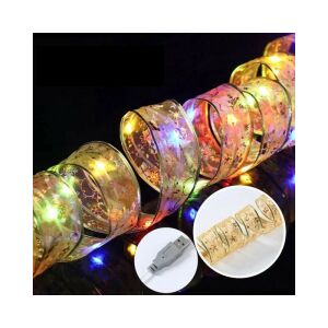 Világító karácsonyi szalag USB csatlakozóval - Színes karácsonyi szalag fényekkel - Nonbrand Fényfüzér