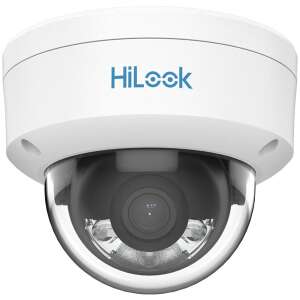 HiLook IPC-D149HA 4MP куполна камера за сигурност, бяла, външна, PoE - Защита