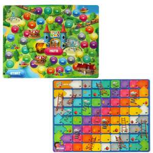 Ikonka kincskereső Társasjáték süni rugókkal és létrákkal 