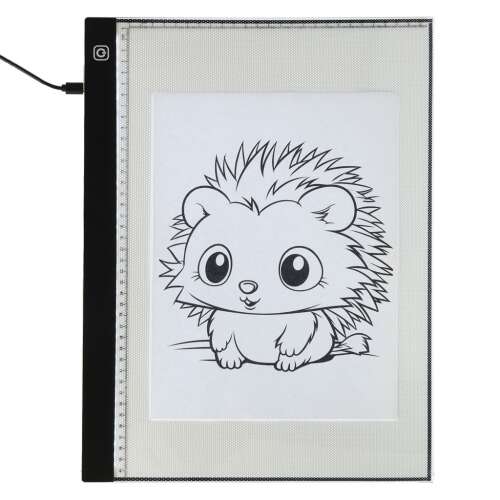 A3-as LED rajztábla sün designnal