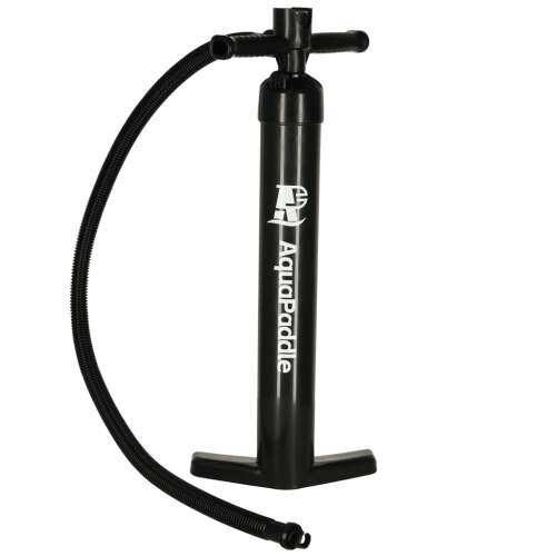 AquaPaddle manual air pump for inflating inflatable kayaks, paddleboards, and other inflatable water sports equipment