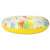 Bestway Sandy Shore Swim Tube, inflatable ring with fruit and palm tree design, side view