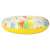 Bestway Sandy Shore inflatable swim tube with fruit and palm tree design, side view