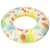 Bestway Sandy Shore inflatable swim tube with fruit and palm tree design, side view