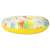 Bestway Sandy Shore inflatable swim tube with fruit and palm tree design, side view