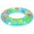 Bestway Sweet Creature Swim Tube, inflatable swim ring for kids, blue with colorful fish and sea creatures design