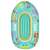 Bestway Tropical Crew Baby Boat inflatable boat for kids, blue with sea creatures design, top view