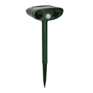 Solar powered ultrasonic pest repellent for deterring martens, mice, and other small animals - Rodent repellent