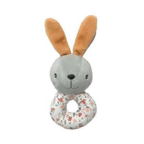 Tulilo puha plüss csörgő nyuszi, baba játék, csörgő babáknak, baba csörgő, nyuszi csörgő, plüss csörgő