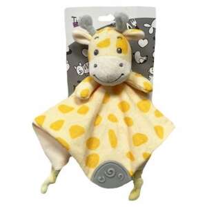Tulilo sárga zsiráf plüss takaró, baba nyugtató, puha játék, baba ajándék, újszülött ajándék - Tulilo