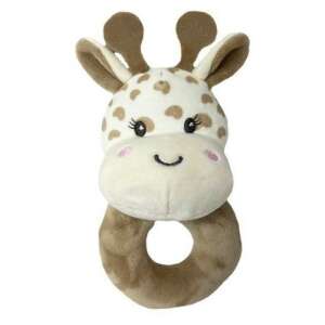 Tulilo puha plüss zsiráf csörgő babáknak, puha és ölelhető, tökéletes kis kezeknek - Csörgő