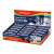 Keyroad fekete ceruzat radír, 30 db-os kiszerelés, mini, pormentes, PVC mentes, fekete radírok