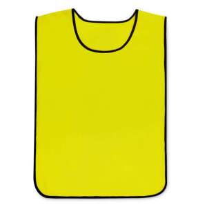 Sárga edzőmellény, ujjatlan, fekete szegéllyel - Férfi mellény