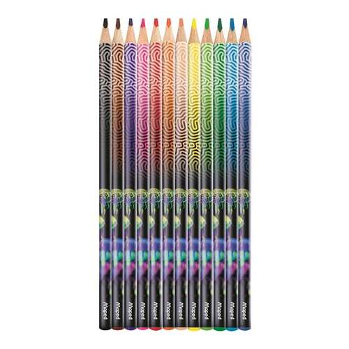 MAPED Deepsea Paradise Buntstifte, 12er Pack, dreieckige Form