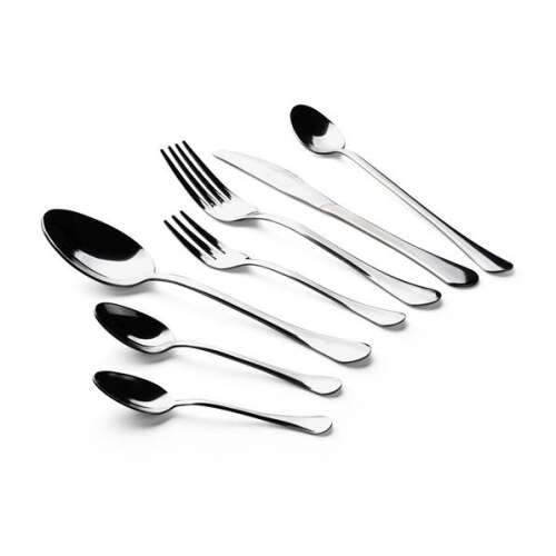 6 db-os Boston rozsdamentes acél teáskanál szett, 10,5 cm