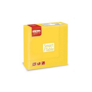 FATO Napkin, 1/4 folded, 33x33 cm, FATO "Smart Table", lemon yellow 129979363 - Napkin