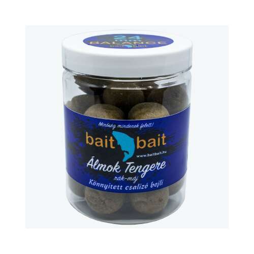 Bait Bait Álmok Tengere 16 mm-es balanszírozott pontycsali, rák-máj ízű, 150 g-os üvegben