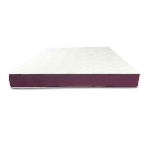 Best Sleep Ortopéd mattress, Color Line Purple, 180x200x12cm, polyurethane foam, hypoallergenic, reversible, firm, front view