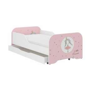 WoodenToys MIKI Princess bed with drawer, 160x80cm - Nonbrand Youth Bed