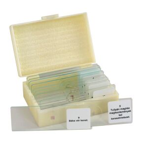 Mikrometszetkészlet set de lamele de microscop pentru predarea biologiei, 10 bucăți - Jocuri stiintifice si exploratori