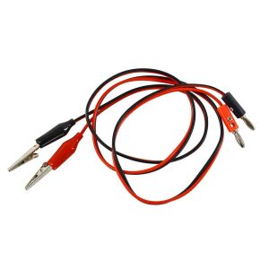 Mérővezetékpár cabluri de test cu mufă banană și clemă crocodil - Jocuri stiintifice si exploratori