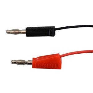 Set cabluri de testare cu mufe banană: Cabluri de testare cu mufe banană, roșu și negru - Jocuri stiintifice si exploratori