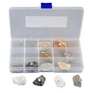 Kőzetgyűjtemény colecție de roci metamorfice, 12 bucăți - Jocuri stiintifice si exploratori