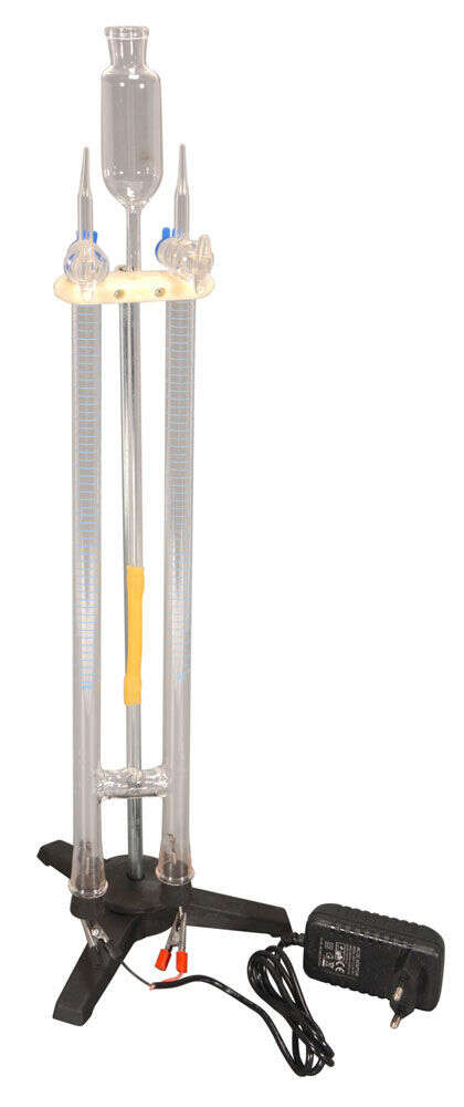 Aparat pentru descompunerea apei
- Voltametru Hoffmann